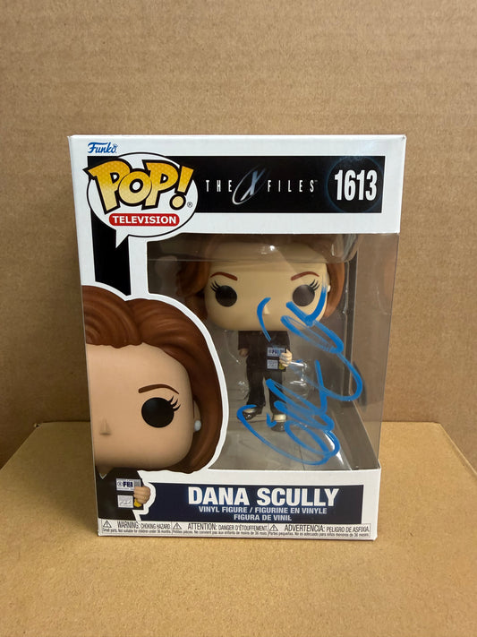 Funko Pop! Television The X Files Dana Scully Signed Gillian Anderson COA #185