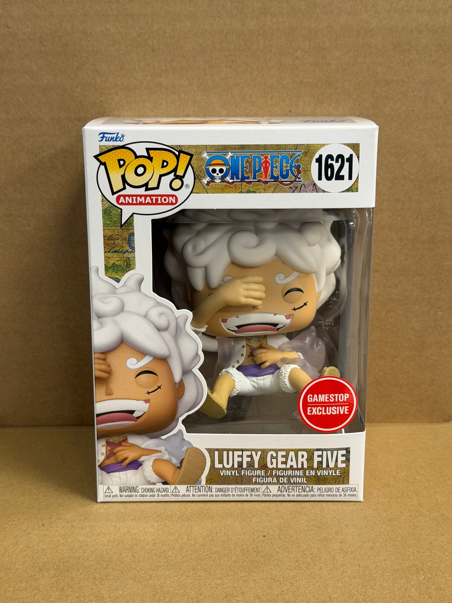 Funko Pop! Anime One Piece Luffy Gear Five #1621 GameStop Exclusive