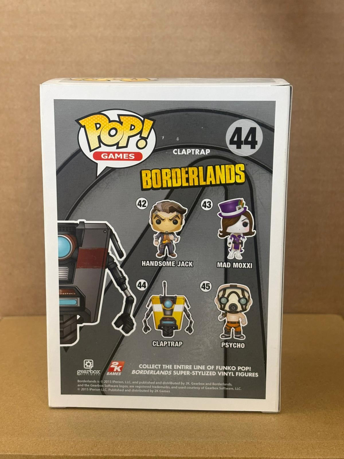 Funko Pop! Games Borderlands Claptrap #44 GameStop Exclusive