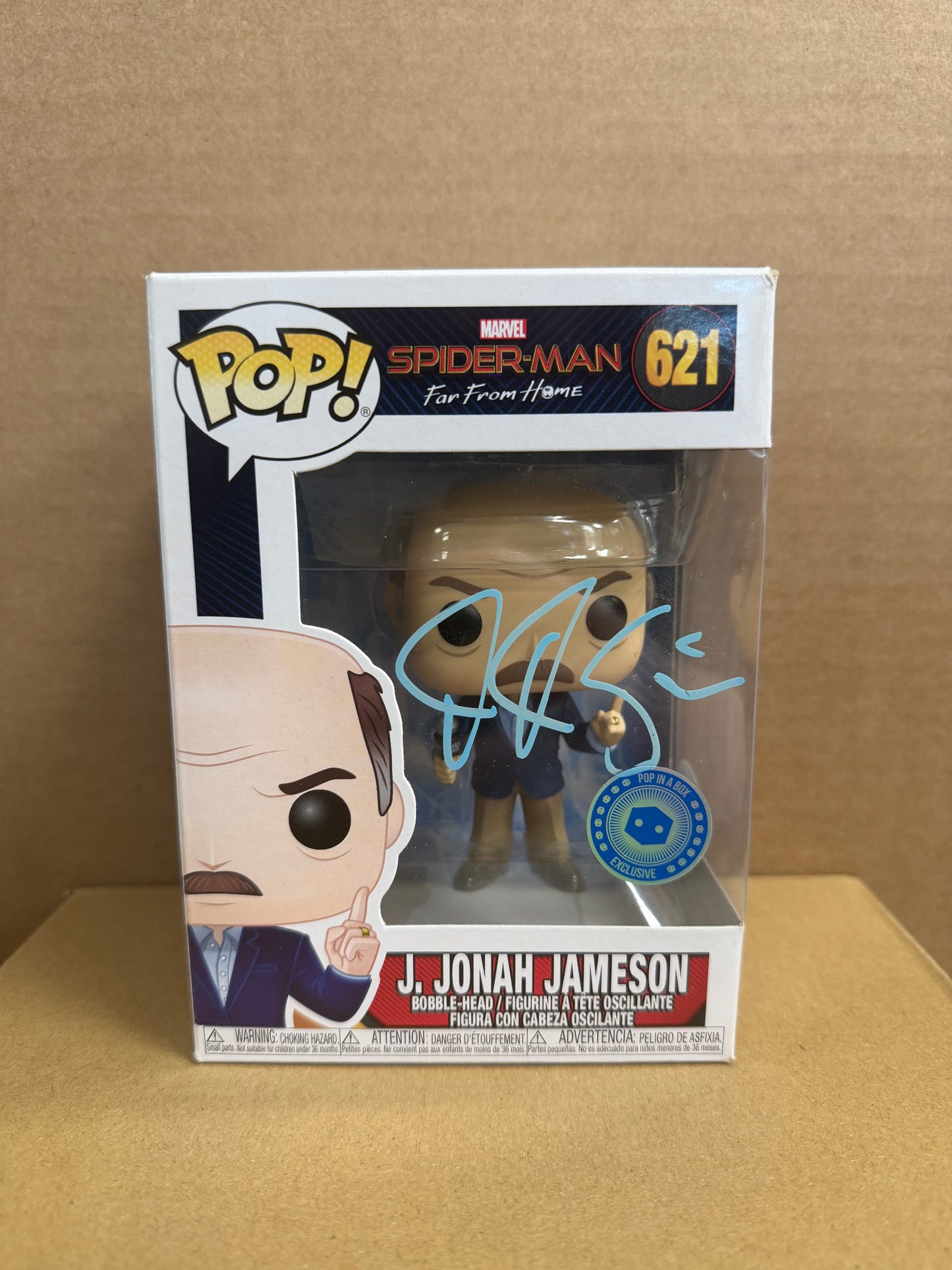 Funko Pop! Marvel J. Jonah Jameson Signed J K Simmons #621 COA