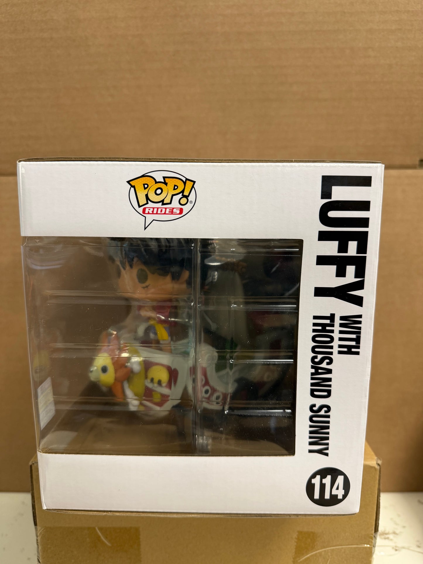 Funko Pop! Rides Anime One Piece Luffy With Thousand Sunny #114 2022 Winter Convention