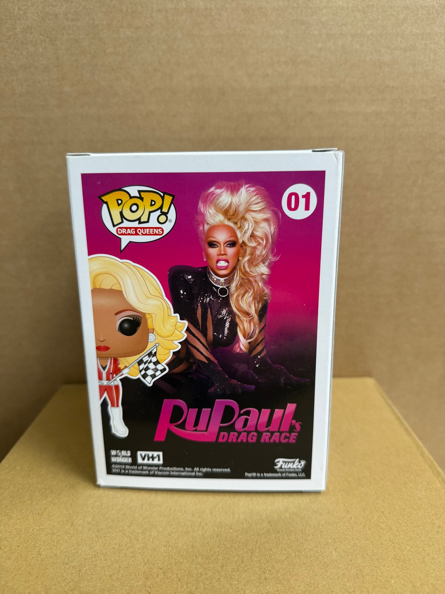Funko Pop! Drag Queens Ru Paul COA #01 WS Other
