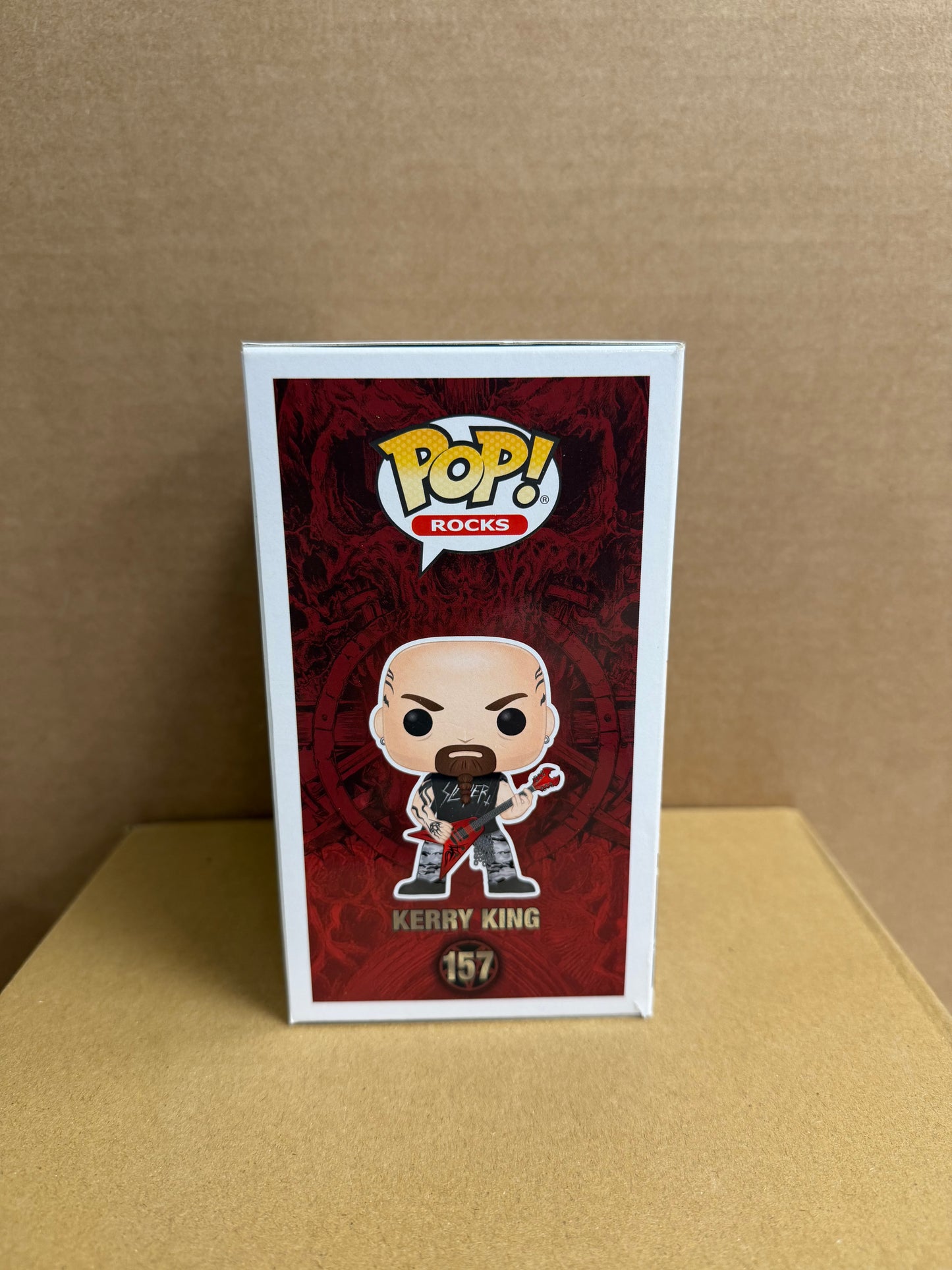 Funko Pop! Rocks Kerry King Signed #157 COA WS