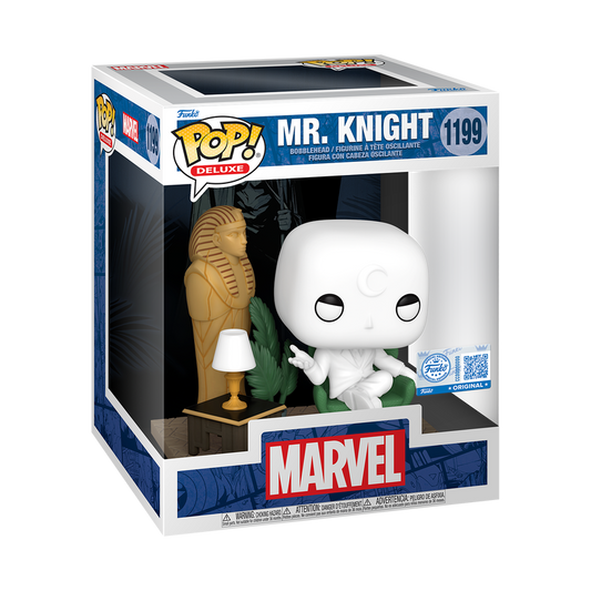 Funko Pop! Deluxe Marvel Mr.Knight #1199 Exclusive Free Protector