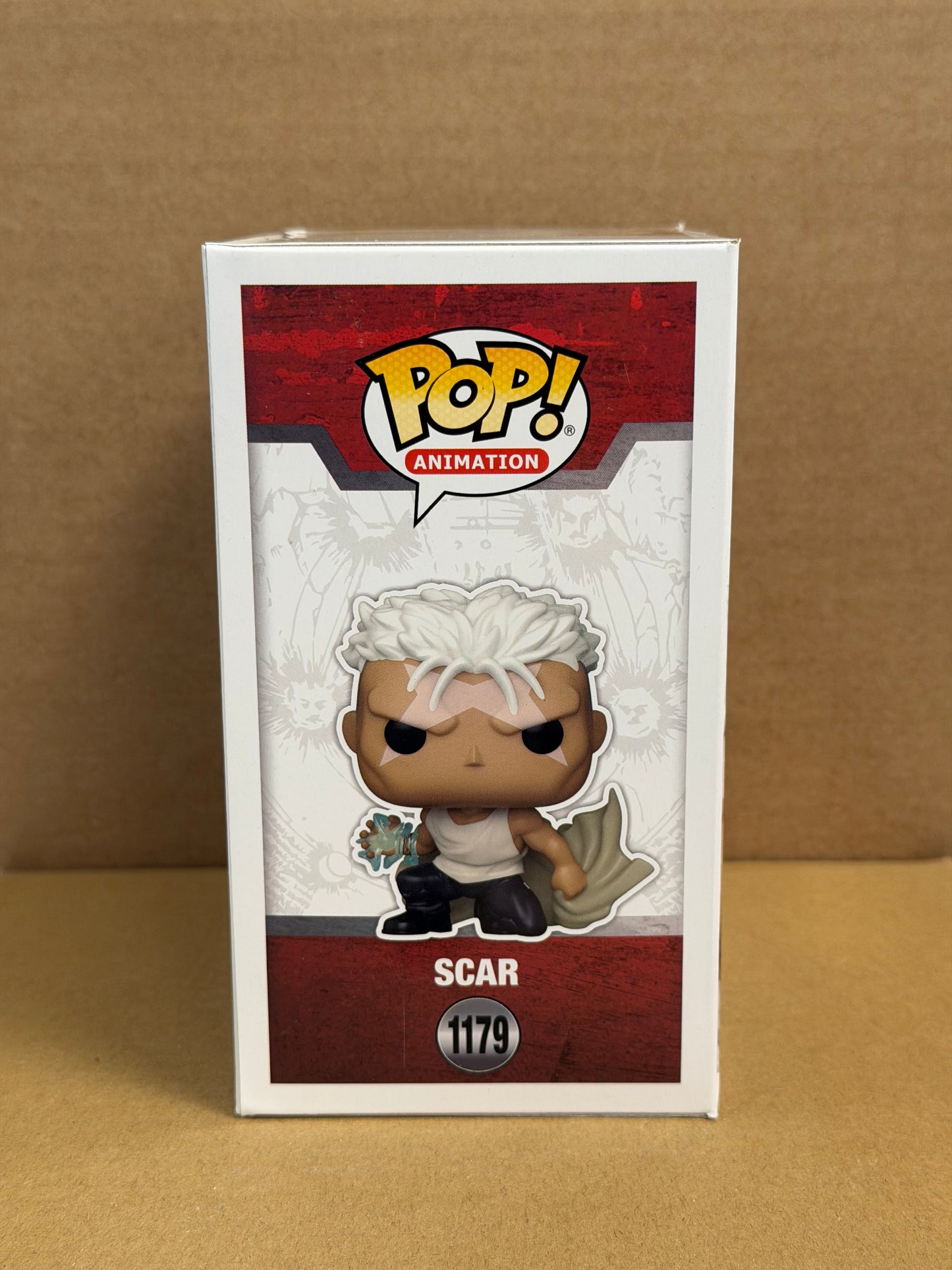 Funko Pop! Anime Full Metal Alchemist Scar Signed Dameon Clarke COA #1179