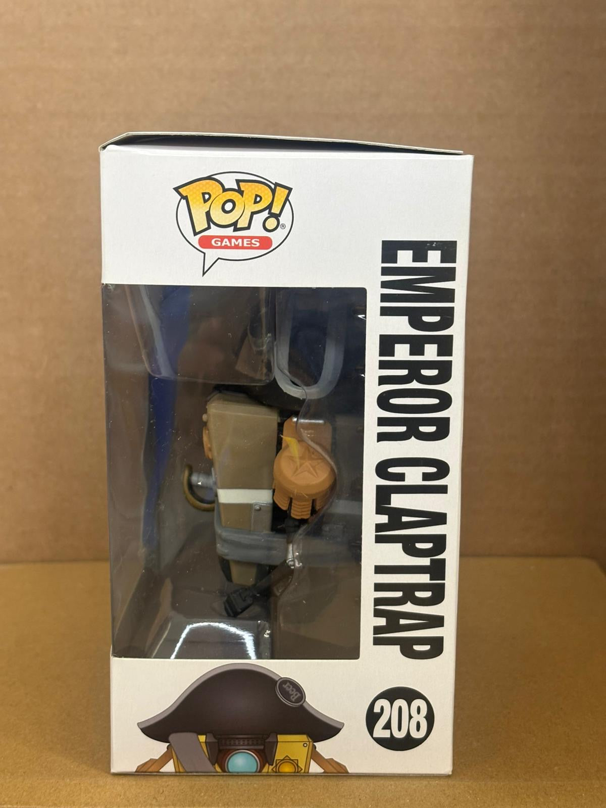 Funko Pop! Games Borderlands Emperor Claptrap #208