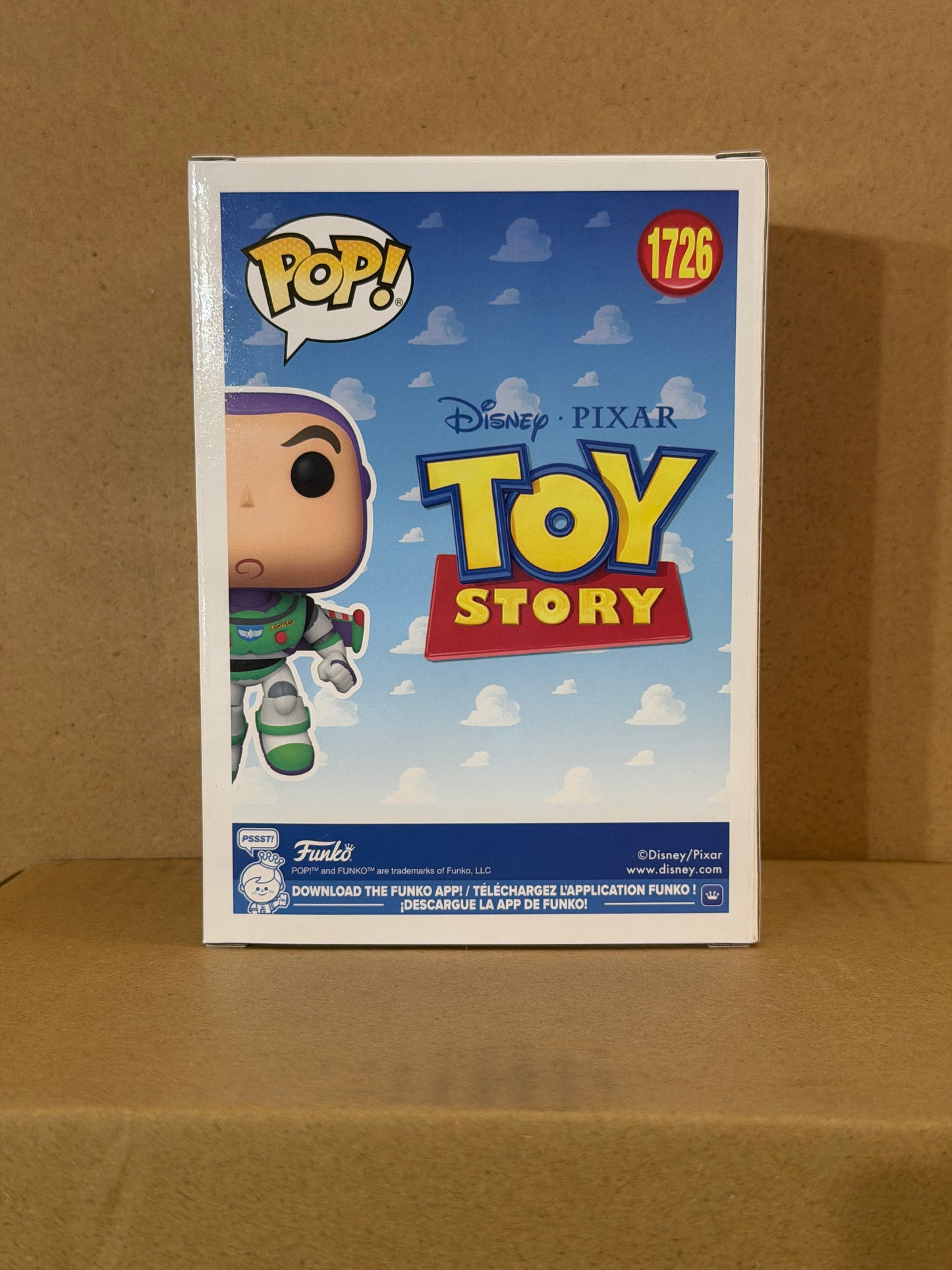 Funko Pop! Disney Toy Story 5 Buzz Lightyear Signed Tim Allen COA #1726