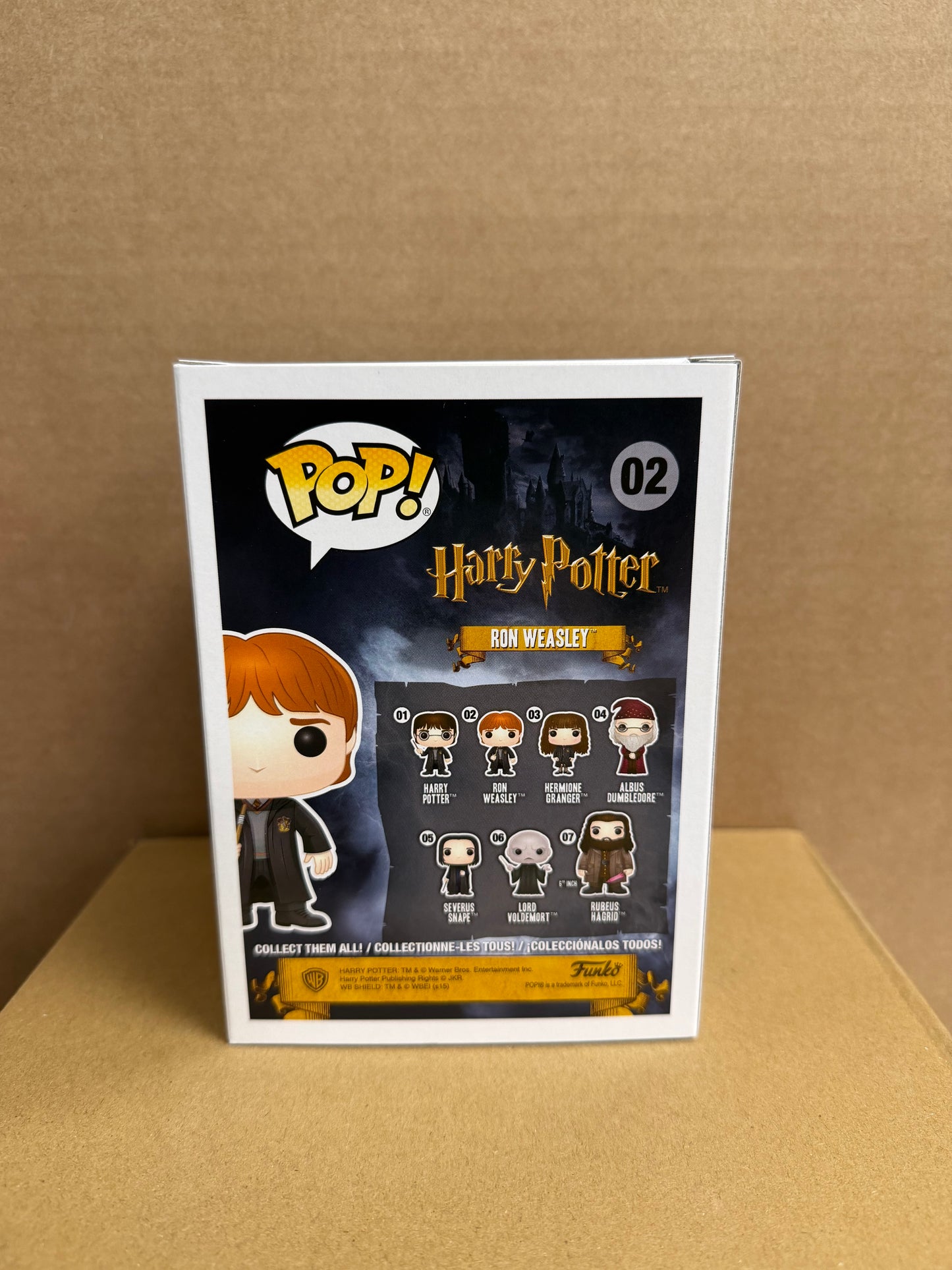 Funko Pop! Harry Potter Ron Weasley Signed Rupert Grint #02 WS COA #4