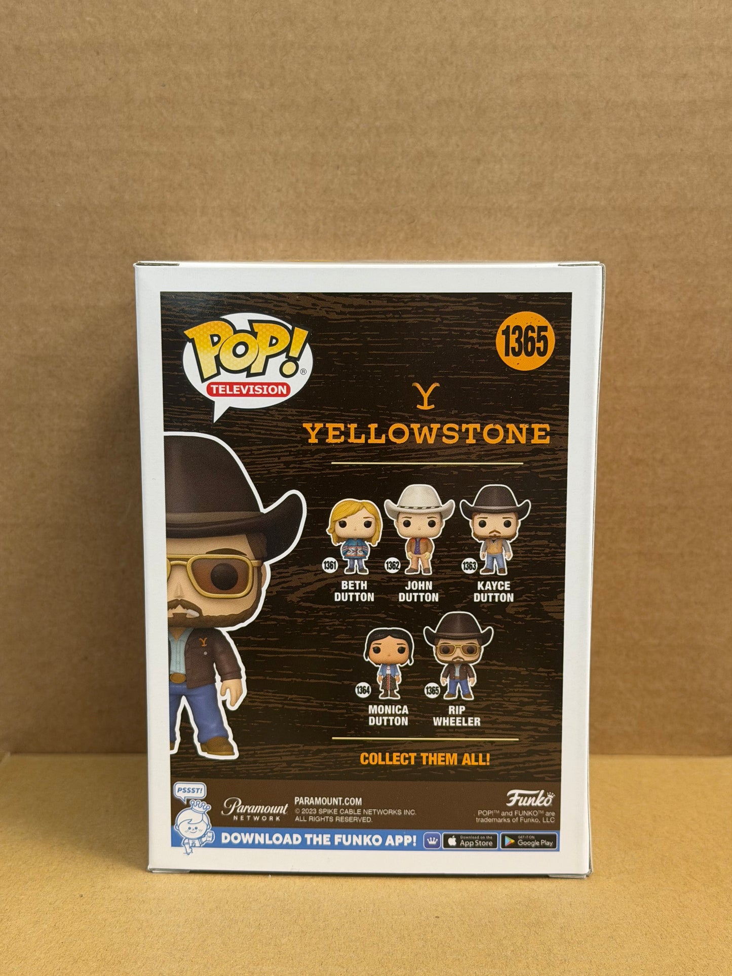Funko Pop! Television Yellowstone Rip Wheeler #1365