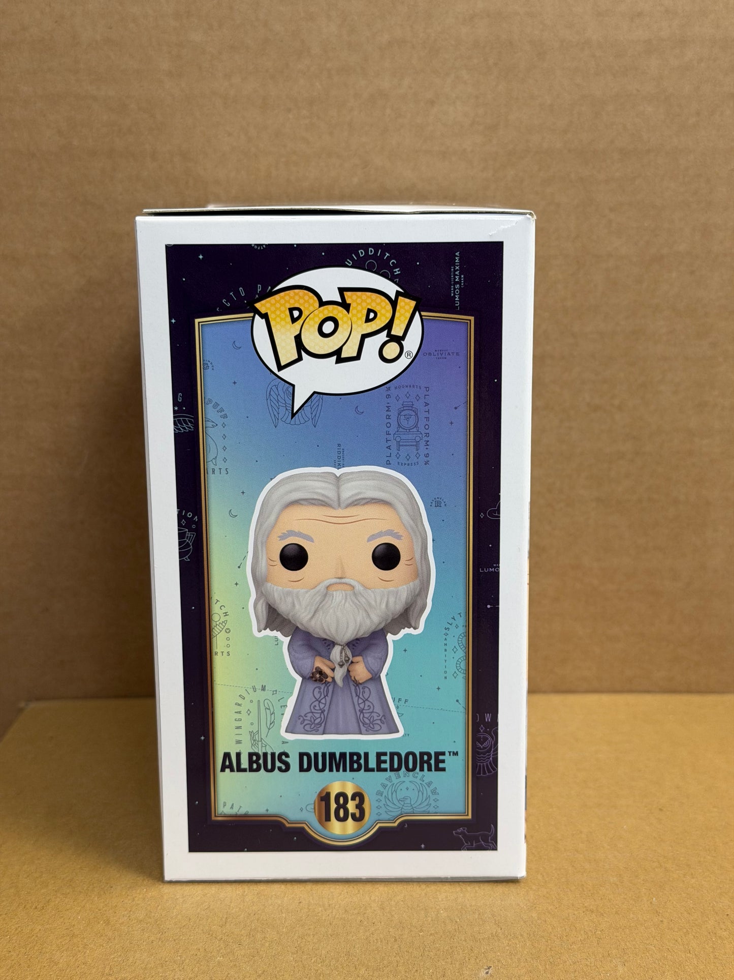 Funko Pop! Harry Potter Albus Dumbledore Signed John Lithgow COA #183 WS