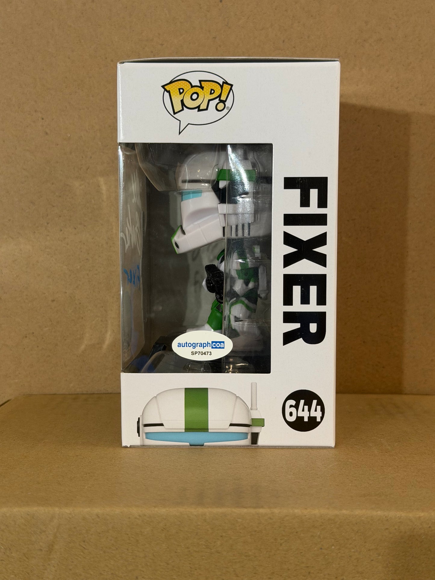 Funko Pop! Star Wars Fixer Signed Dee Baker COA #644 Special Edition