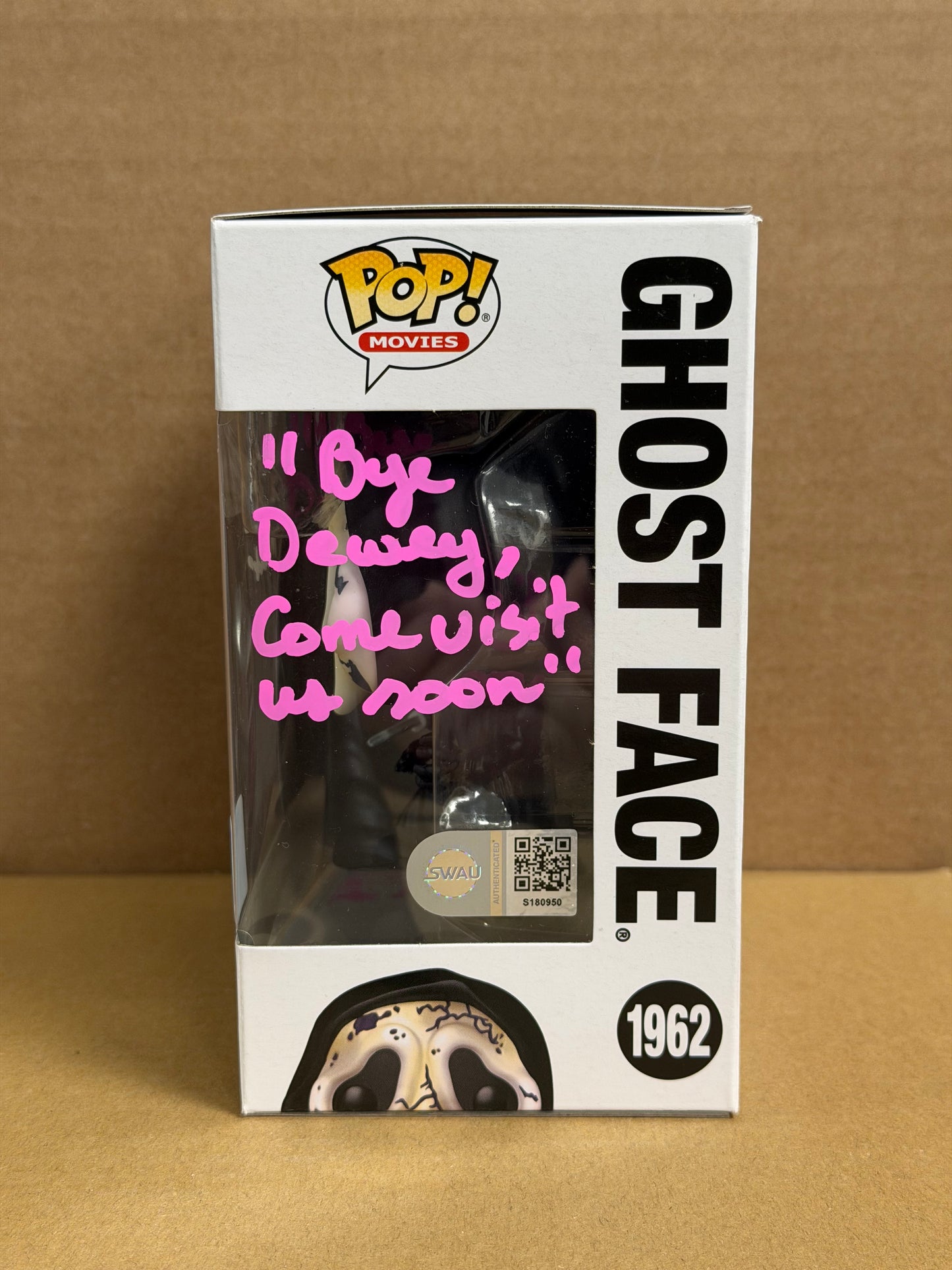 Funko Pop! Movies Scream Ghost Face Signed Heather Mattarazo ‘Martha Meeks’ COA #1962