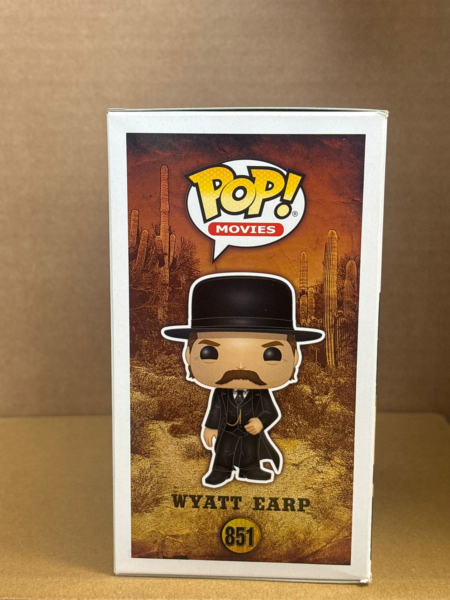 Funko Pop! Movies Tombstone Wyatt Earp #851 Sticker Residue