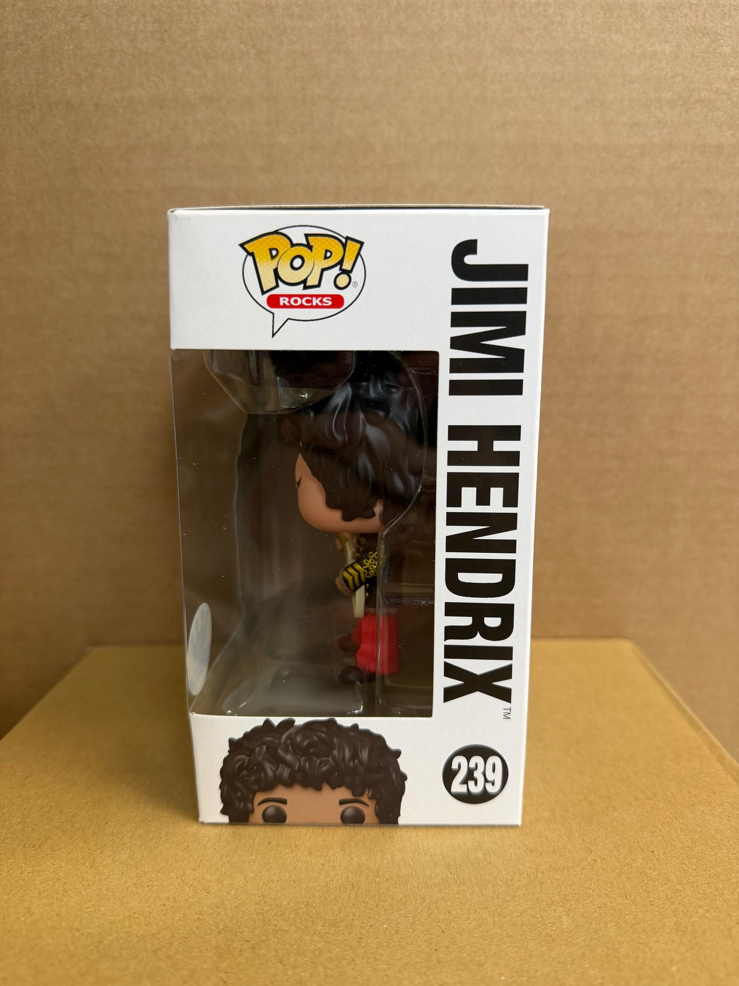 Funko Pop! Rocks Jimi Hendrix #239 Slight Box Damage