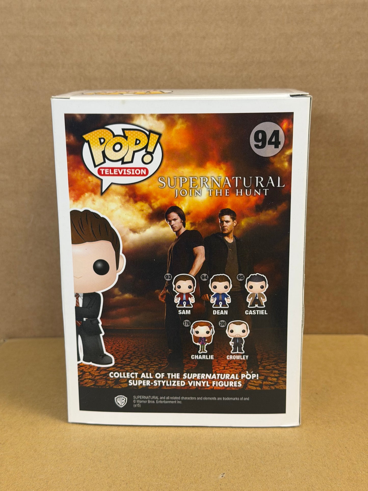 Funko Pop! Television Supernatural Dean #94 FBI Agent Hot Topic Exclusive