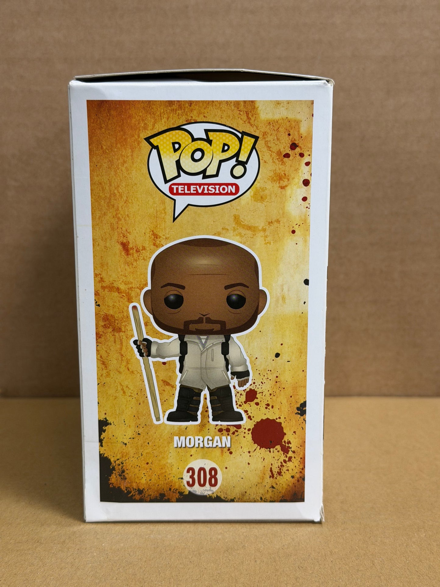 Funko Pop! Television The Walking Dead Morgan Signed Lennie James COA #308 BOX DAMAGE