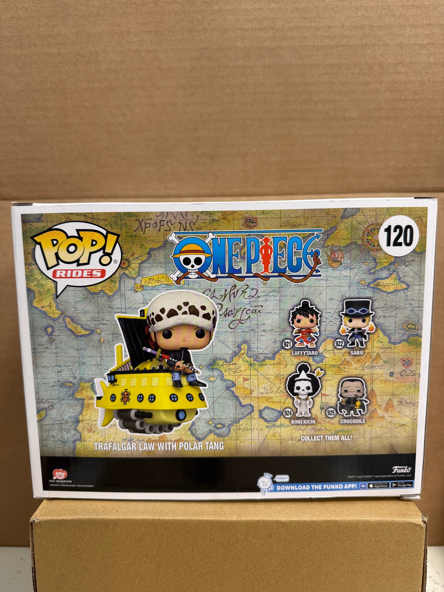 Funko Pop! Rides Anime One Piece Trafalgar Law With Polar Tang #120 2023 Wonderous Convention