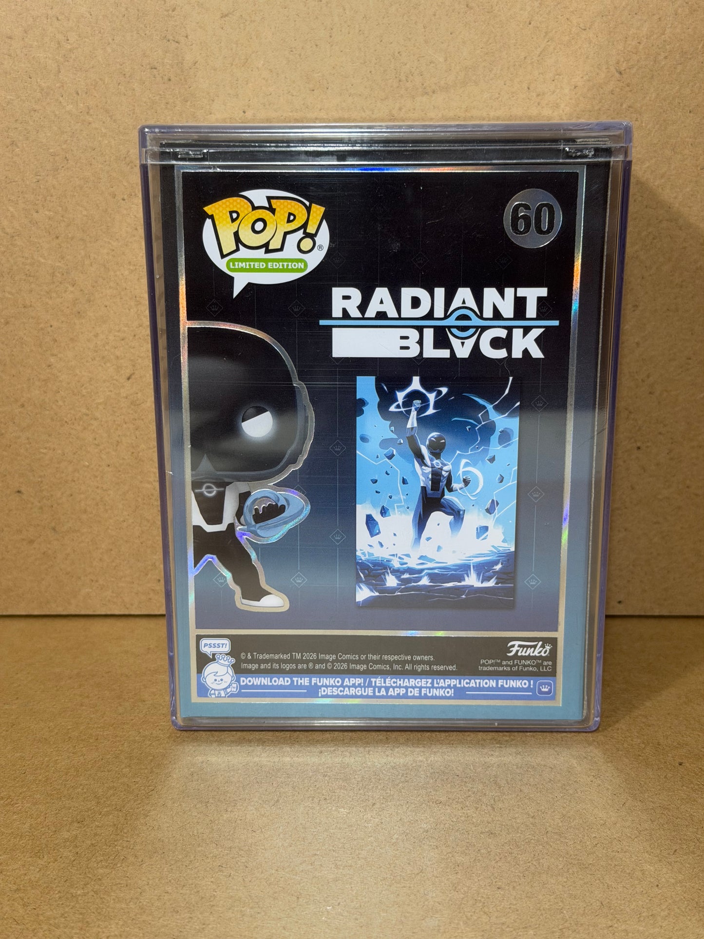 Funko Pop! Comic Radiant Black (Glow) #60 SDCC Exclusive