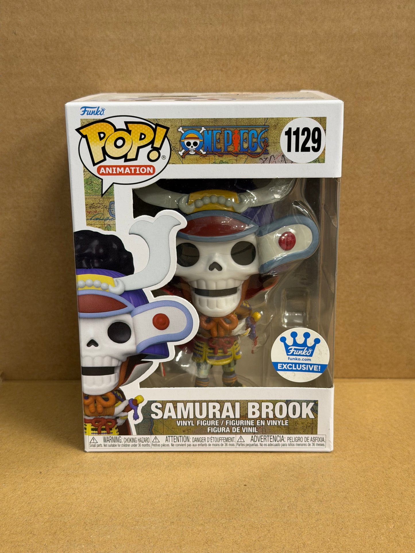 Funko Pop! Anime One Piece Samurai Brook #1129 Exclusive Free Protector