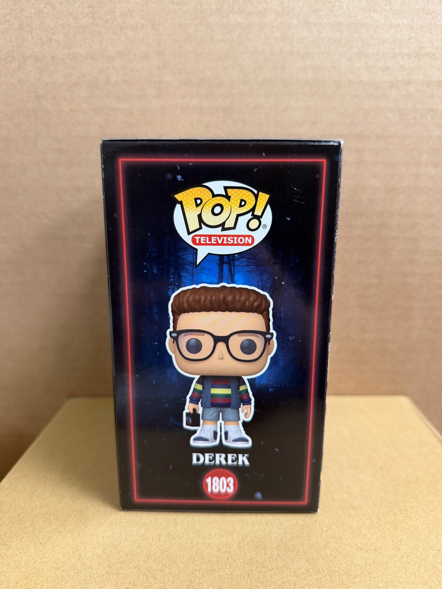 Funko Pop! Television Stranger Things Derek Signed Jake Connelly COA #1803