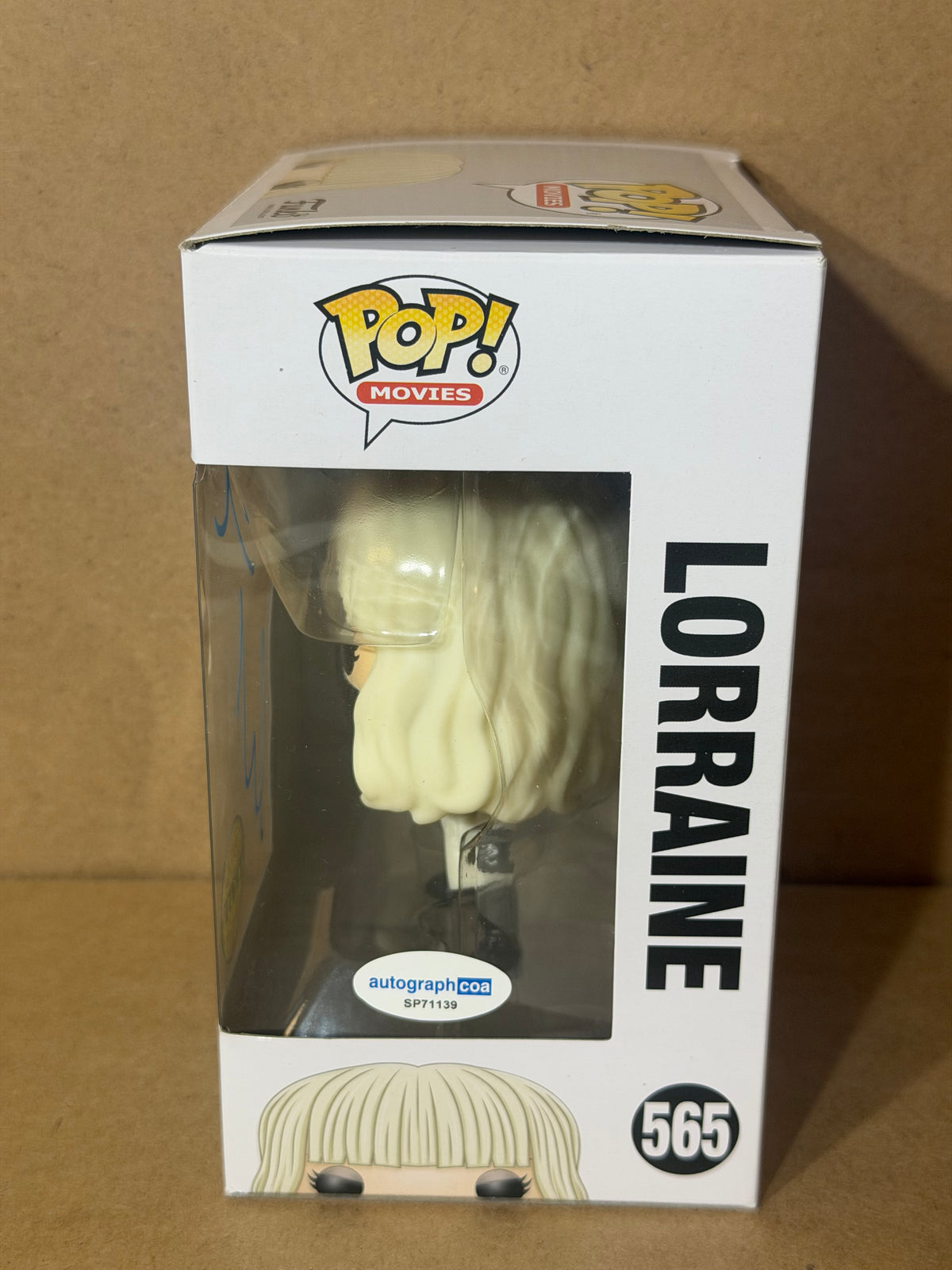 Funko Pop! Movies Atomic Blonde Chase Signed Charlize Thezron COA #565