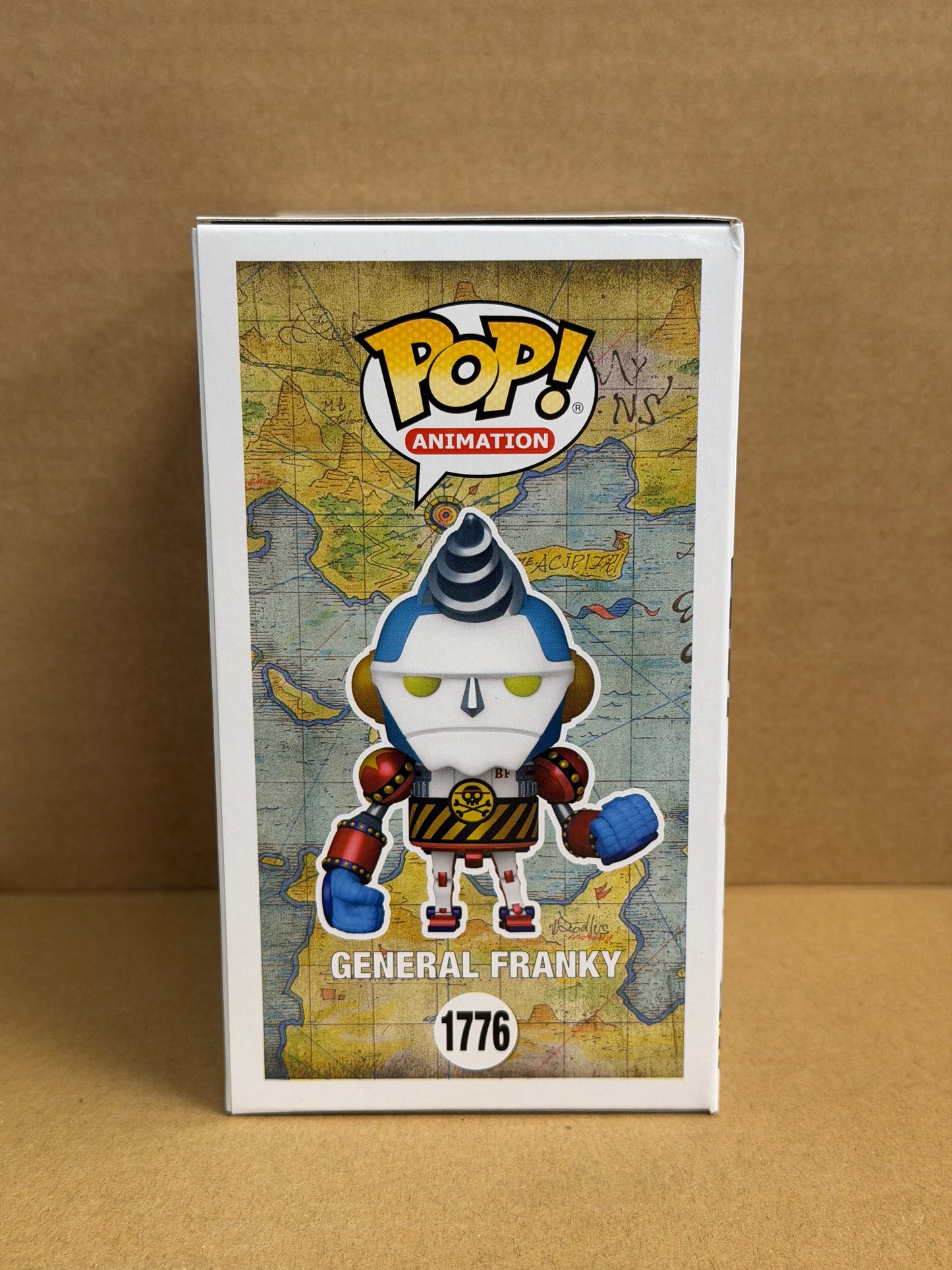 Funko Pop! Anime One Piece General Franky Glow Chase #1776 Free Protector