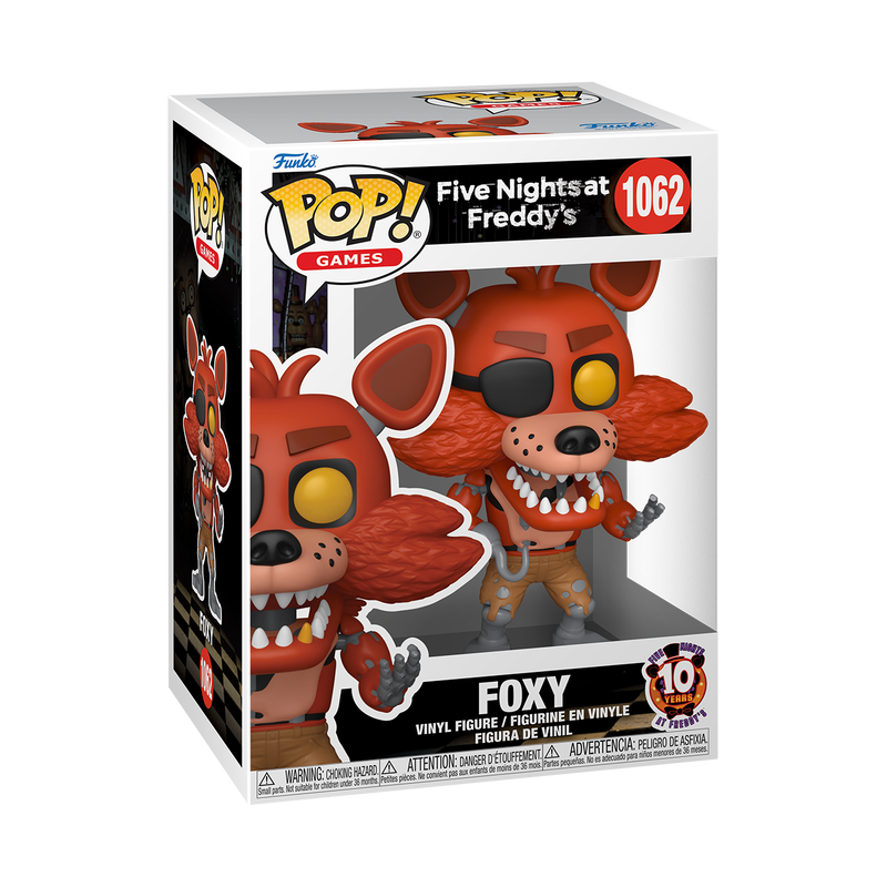 Funko Pop! Games Five Nights At Freddy’s Foxy #1062 Free Protector