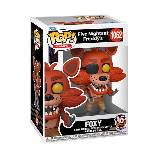 Funko Pop! Games Five Nights At Freddy’s Foxy #1062 Free Protector