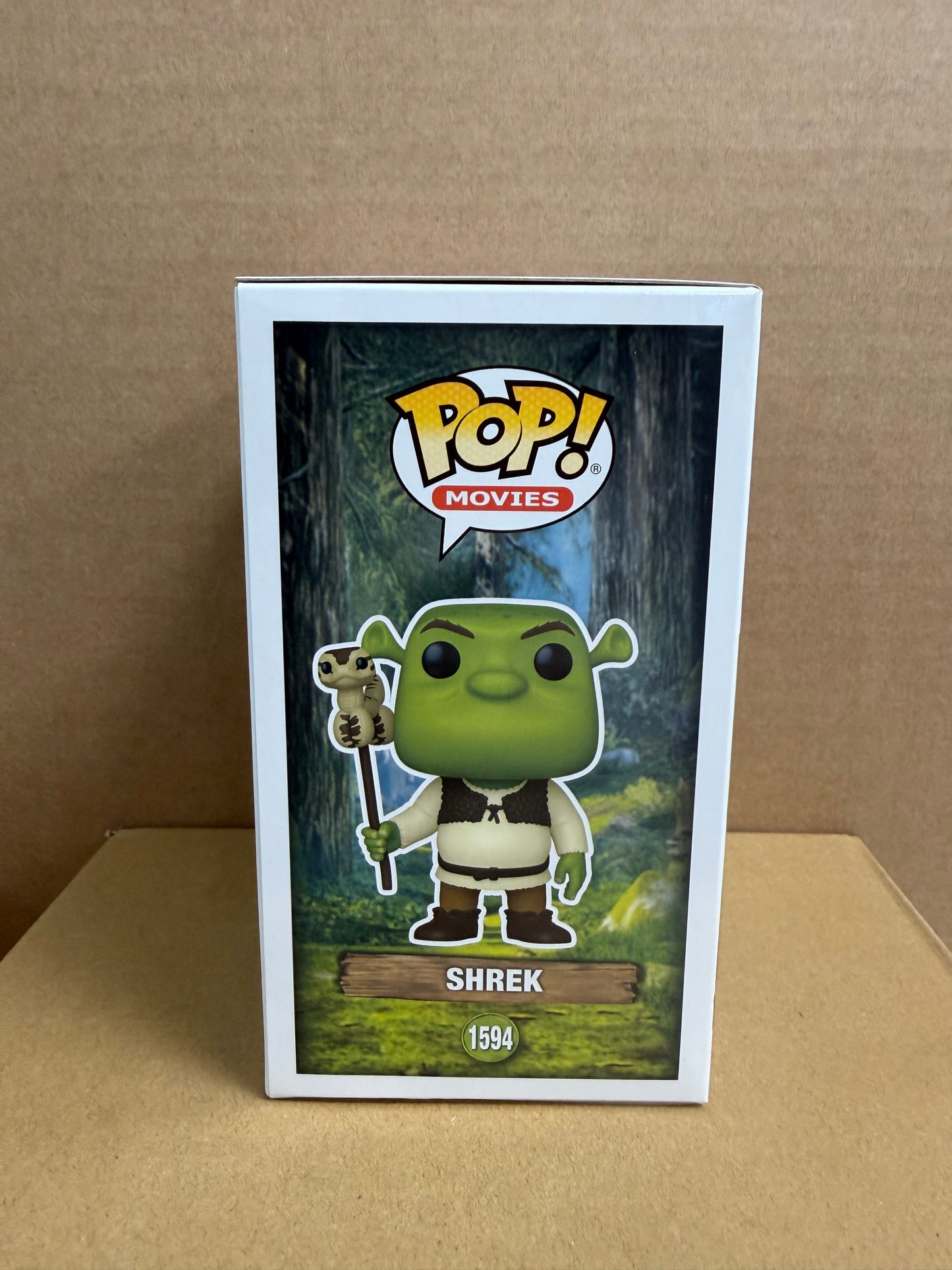 Funko Pop! Movies Shrek Signed Mike Myers #1594 COA WS