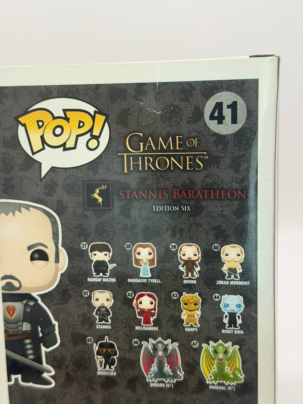 Funko Pop! Television Game Of Thrones Stannis Baratheon Signed Stephen Dillane SWAU #41