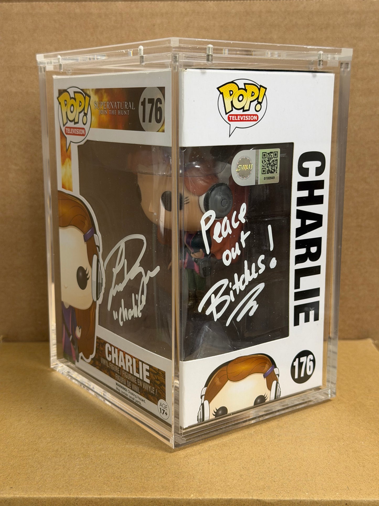 Funko Pop! Television Supernatural Charlie Signed Felicia Day COA #176