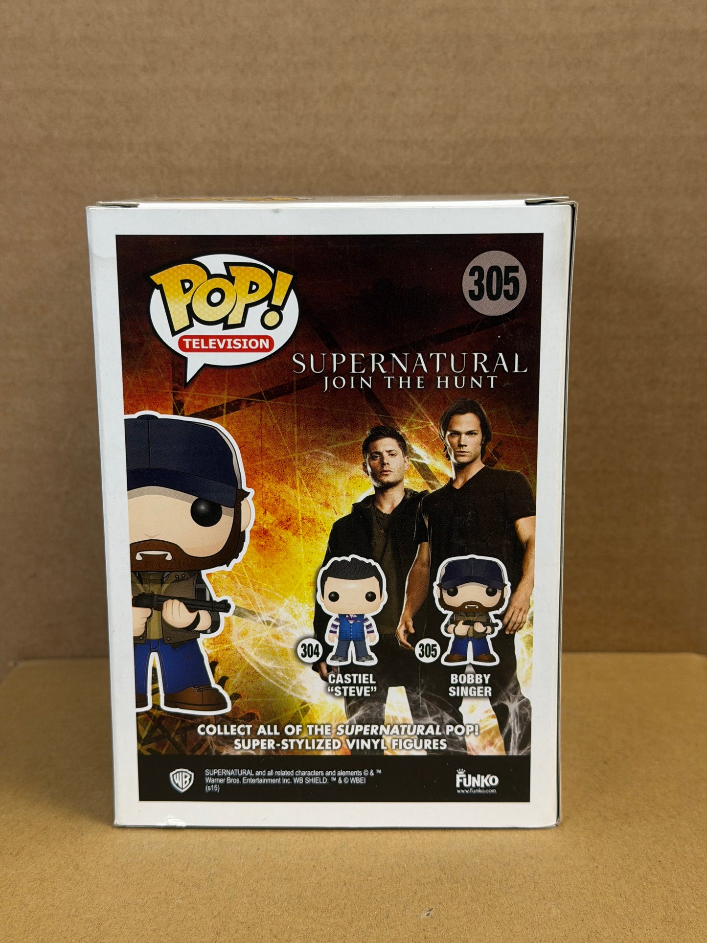 Funko Pop! Television Supernatural Bobby Singer #305 Hot Topic Exclusive