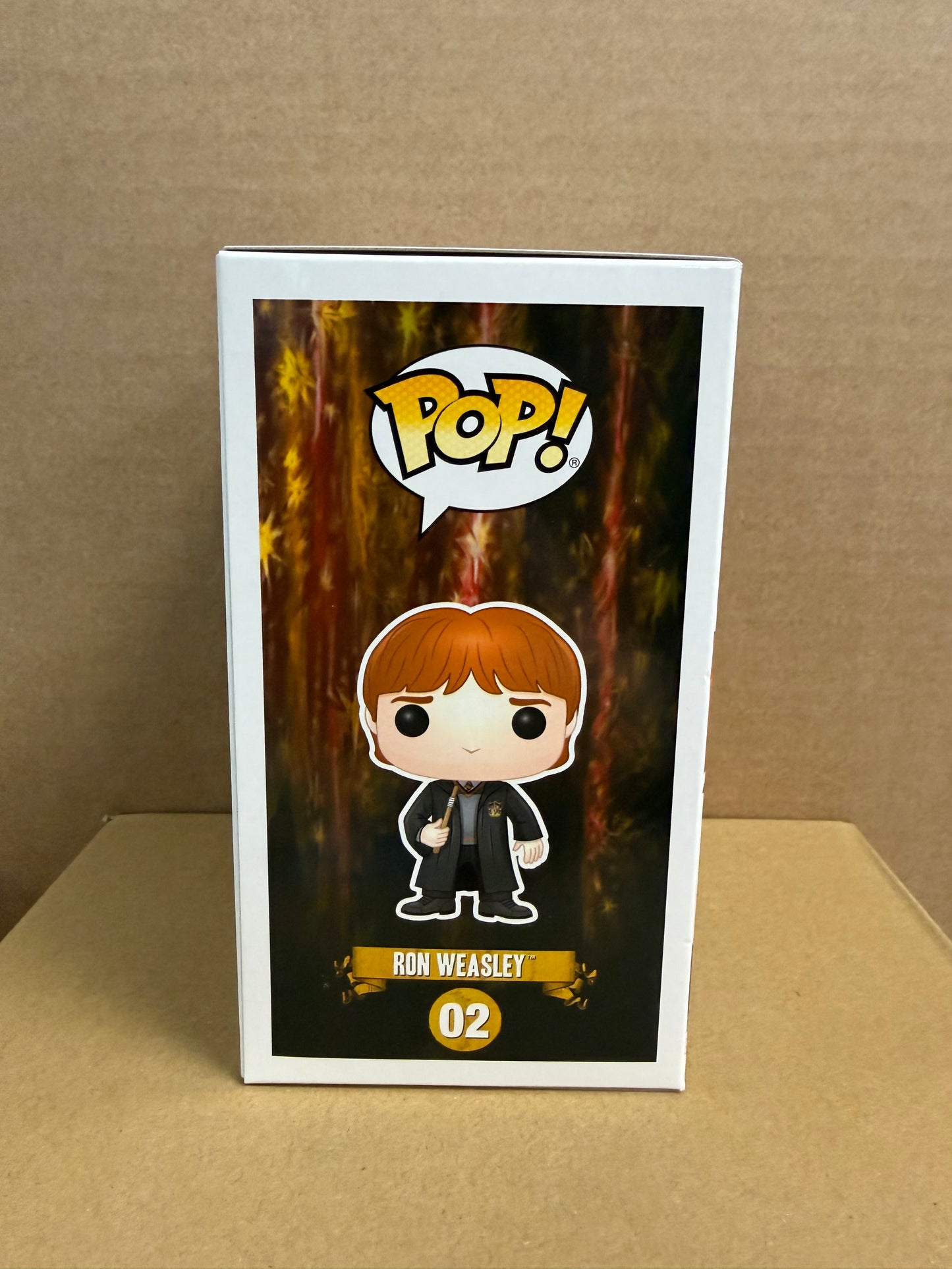 Funko Pop! Harry Potter Ron Weasley Signed Rupert Grint #02 WS COA