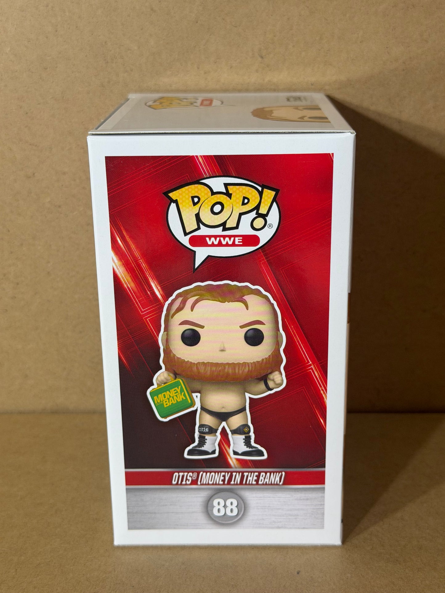 Funko Pop! WWE Otis (Money In The Bank) Signed COA #88 Free Protector