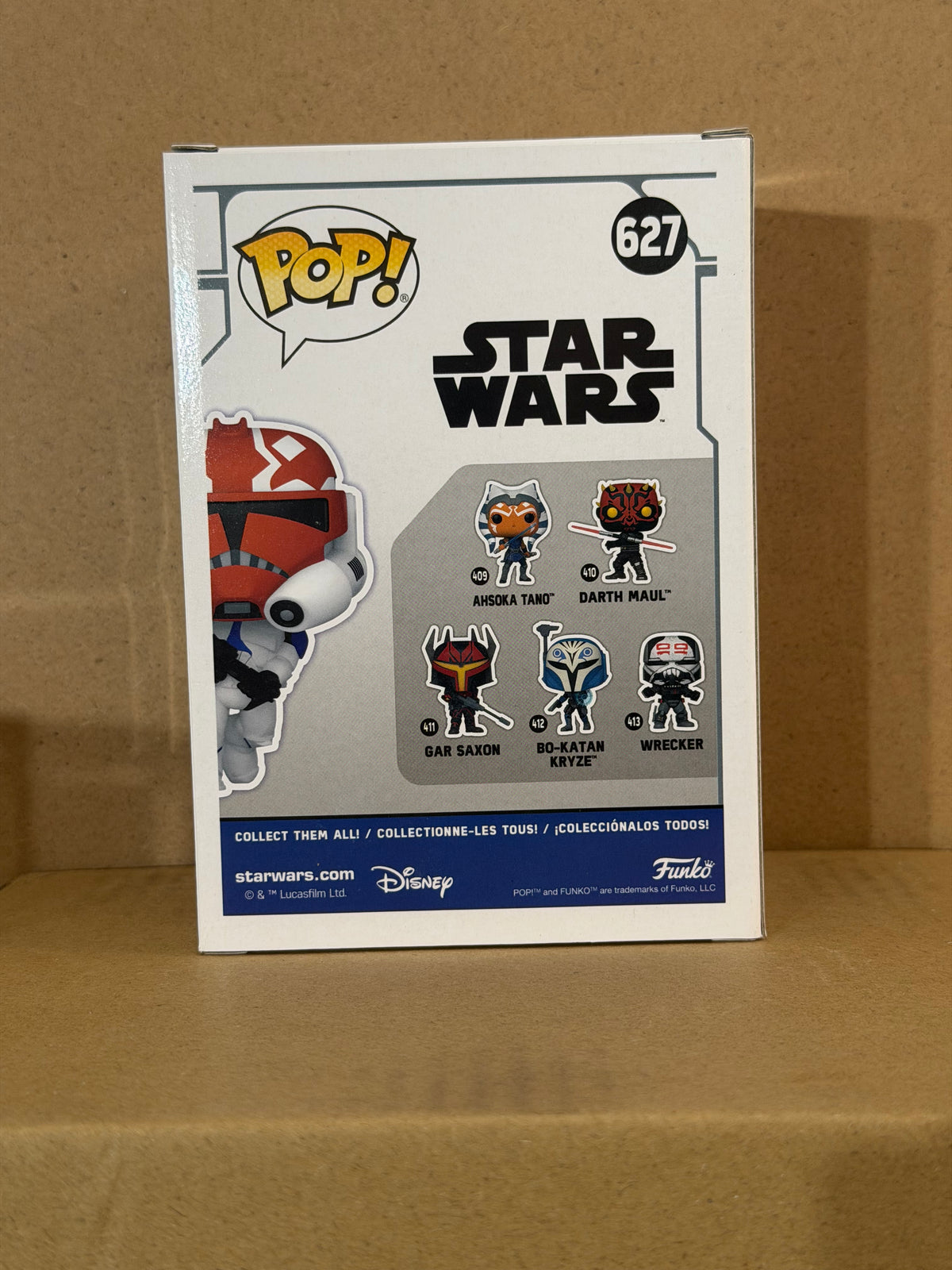 Funko Pop! Star Wars 32nd Company Trooper Signed Dee Baker COA #627