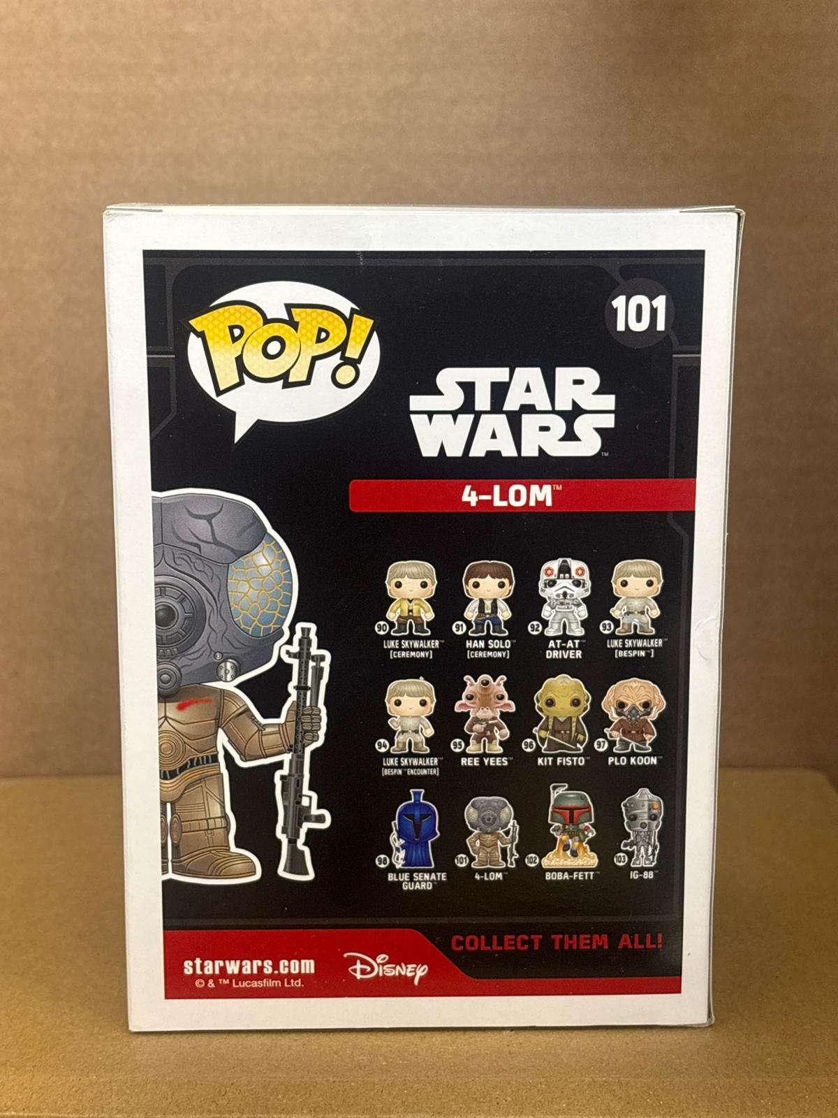 Funko Pop! Star Wars 4-Lom #101 2016 Galactic Convention