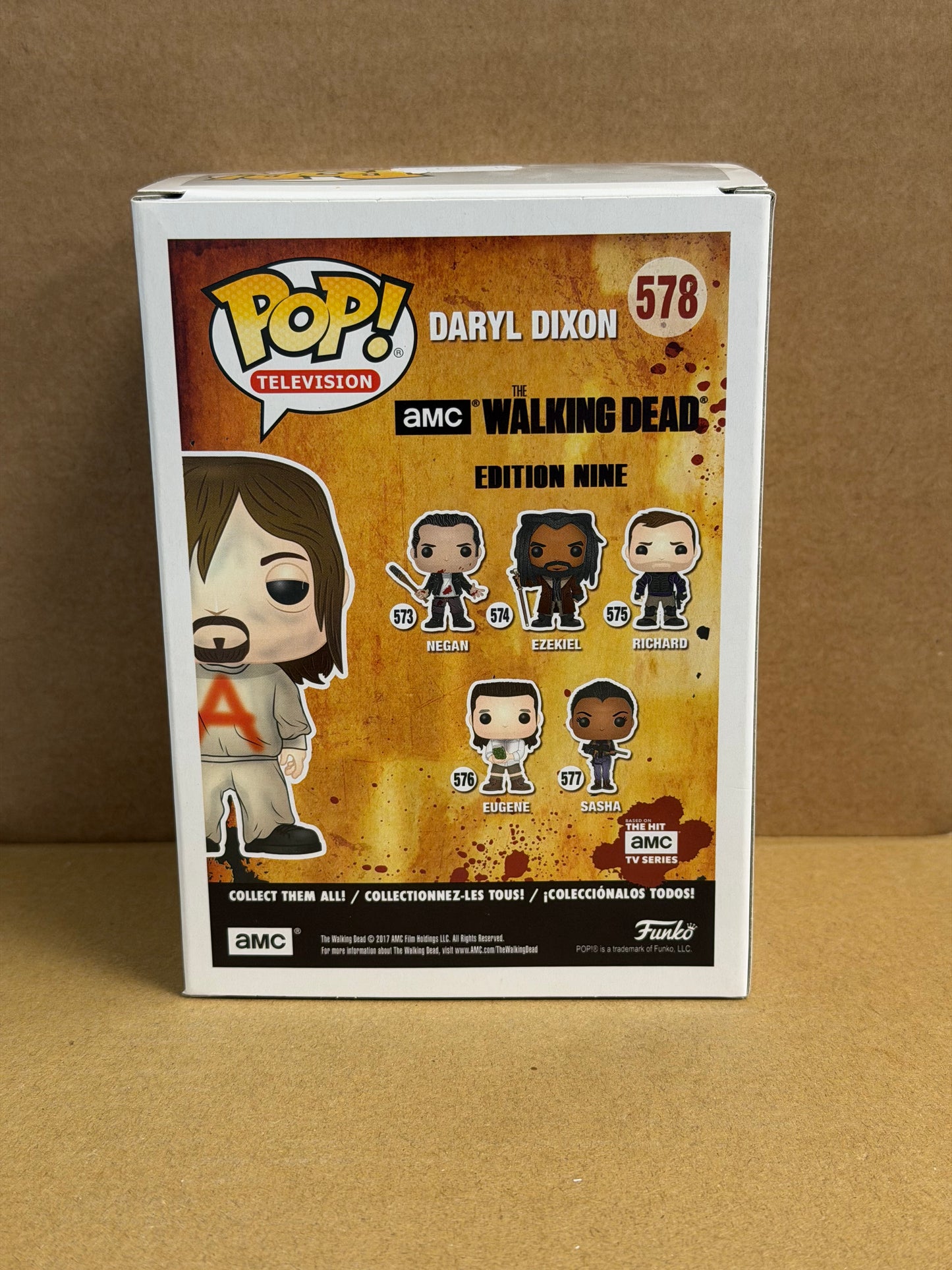 Funko Pop! Television The Walking Dead Daryl Dixon Signed Norman Reedus COA #578