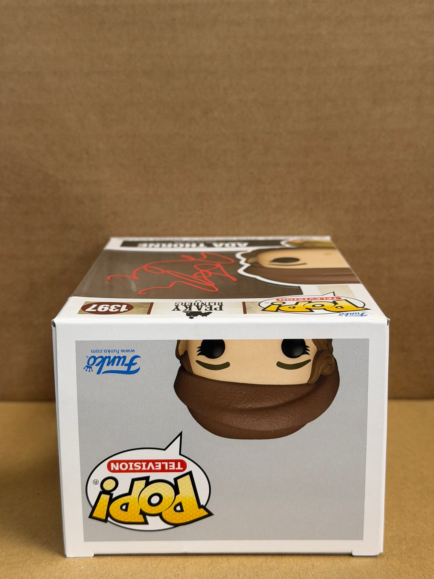 Funko Pop! Television Peaky Blinders Ada Thorne Signed Sophie Rundle COA #1397 BOX DAMAGE