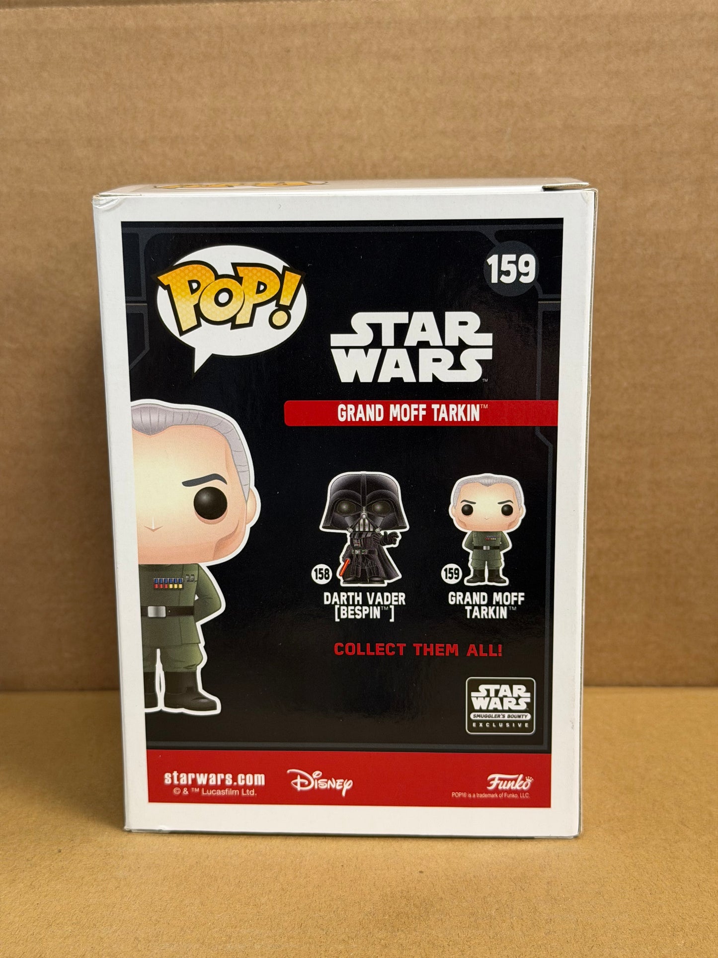 Funko Pop! Star Wars Grand Moff Tarkin Signed Guy Henry COA #159 ‘Tarkin’