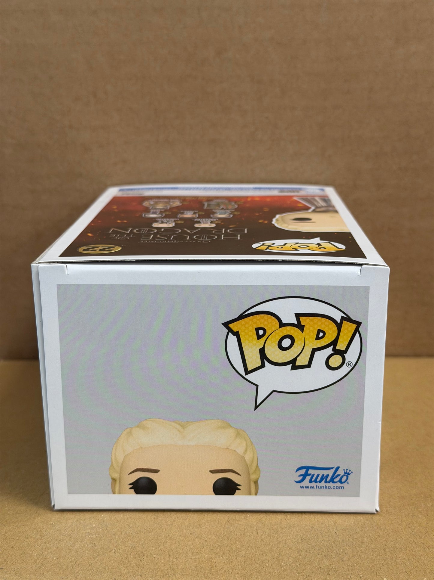Funko Pop! Television House Of The Dragon Rhaneyra Targaryen Signed Emma D’arcy COA #22 WINDOW CREASE