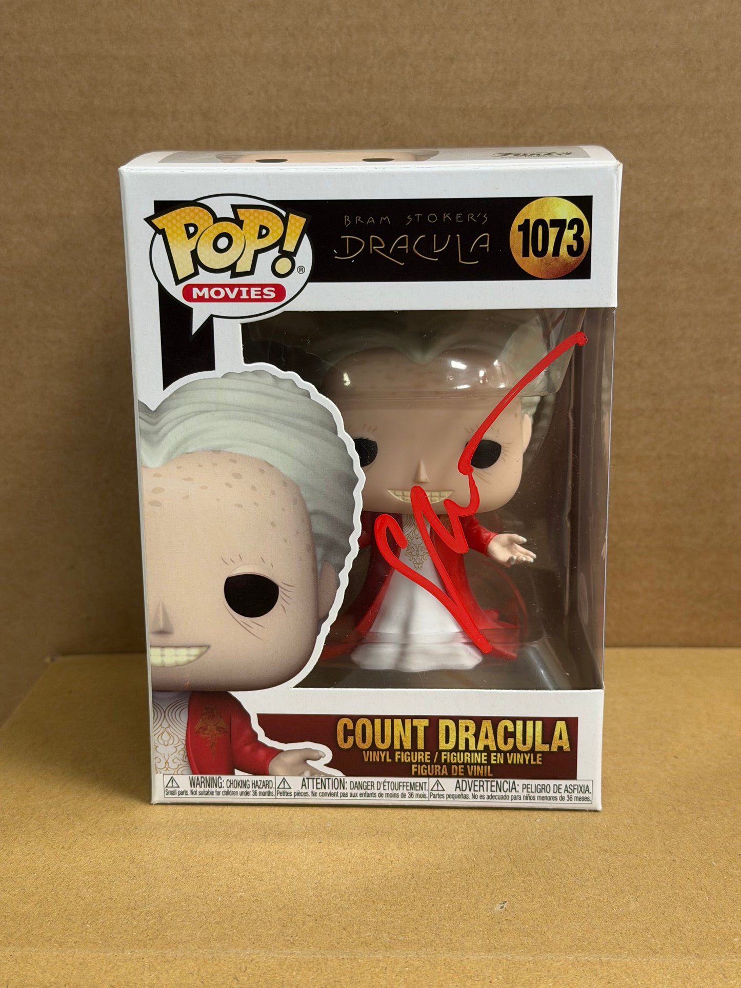 Funko Pop! Movies Bram Stokers Dracula | Count Dracula Signed Gary Oldman COA #1073 WS