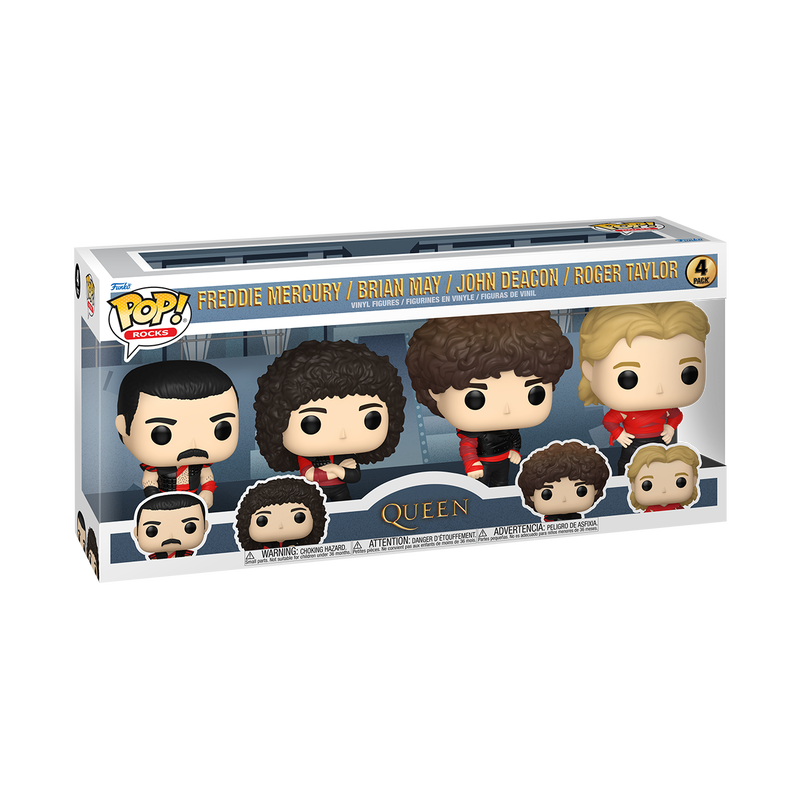 Funko Pop! Rocks Queen (Radio Gaga) 4 Pack