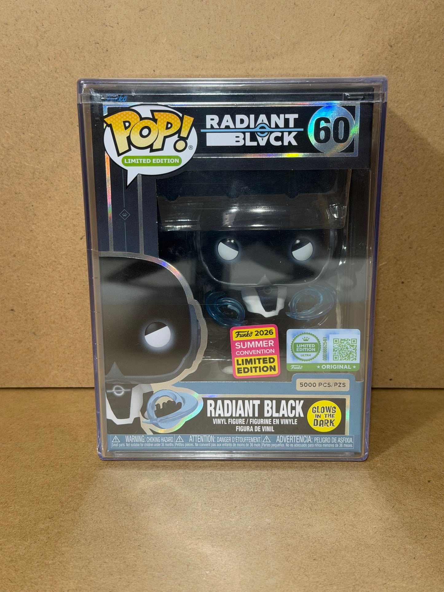 Funko Pop! Comic Radiant Black (Glow) #60 SDCC Exclusive