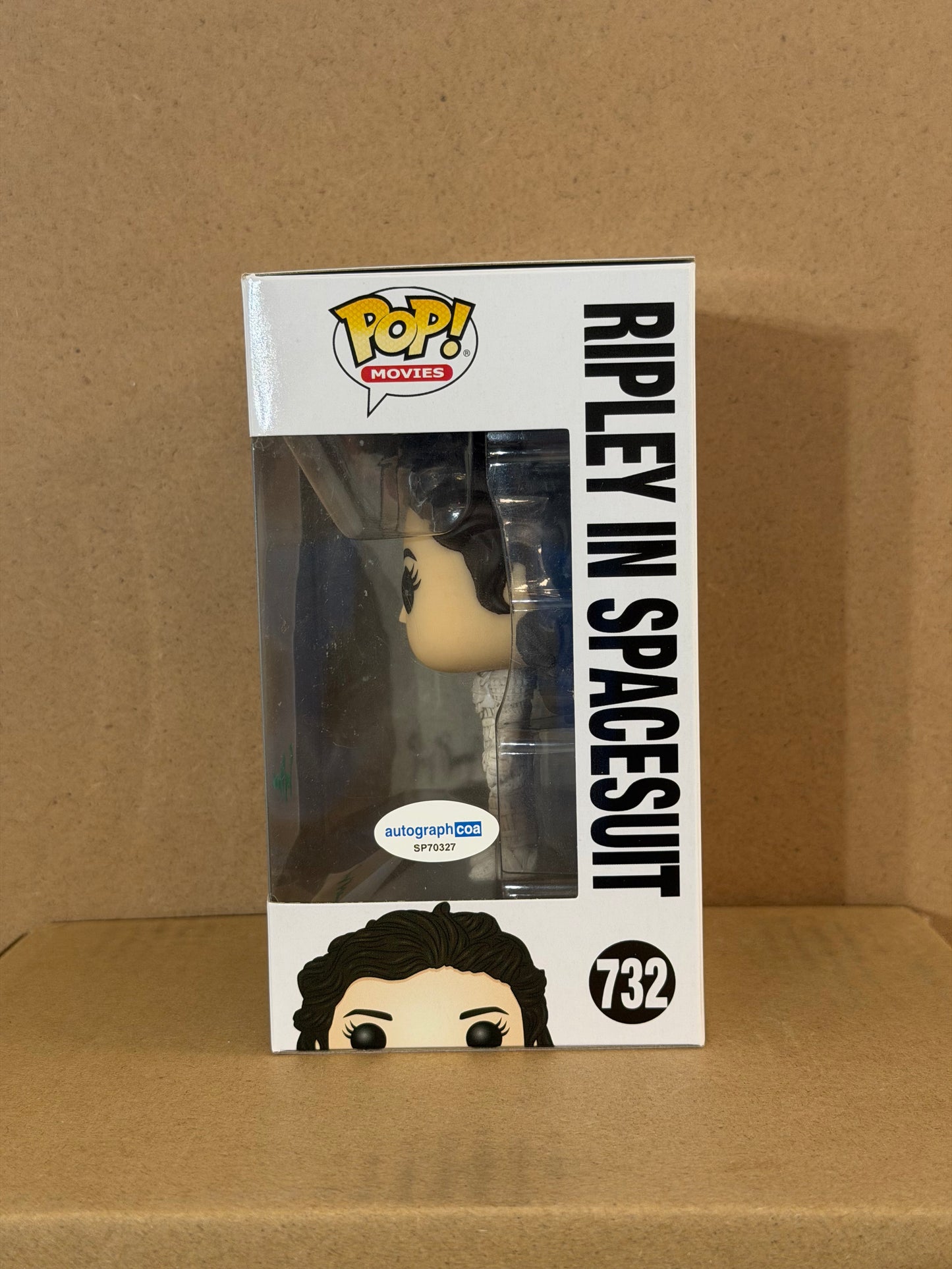 Funko Pop! Movies Alien Ripley In Spacesuit Signed Sigourney Weaver COA #732