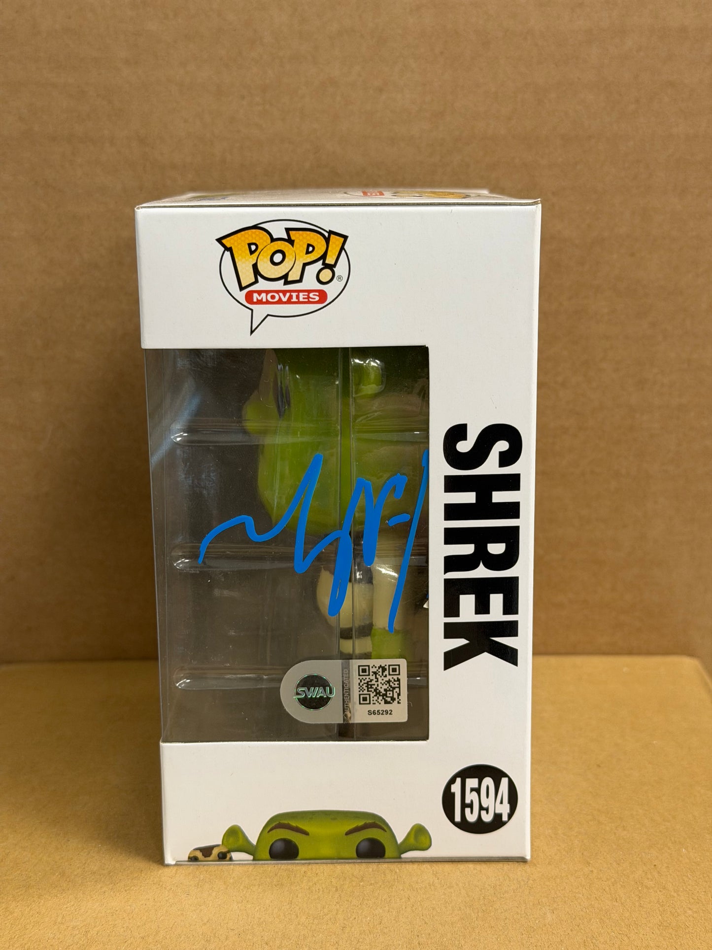 Funko Pop! Movies Shrek Signed Michael Myers COA #1594 WS