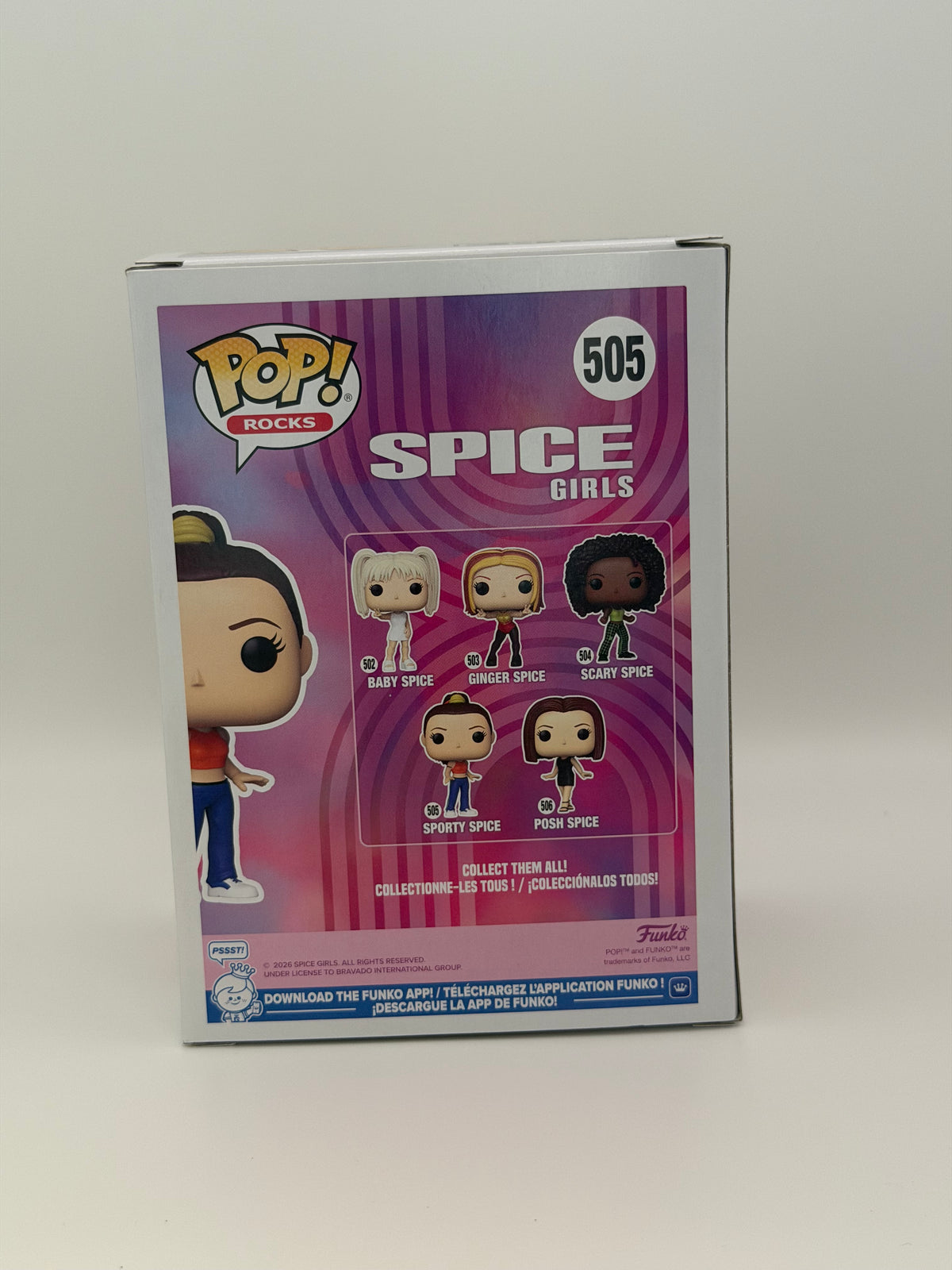 Funko Pop! Rocks Spice Girls Sporty Spice Signed Mel C COA #505