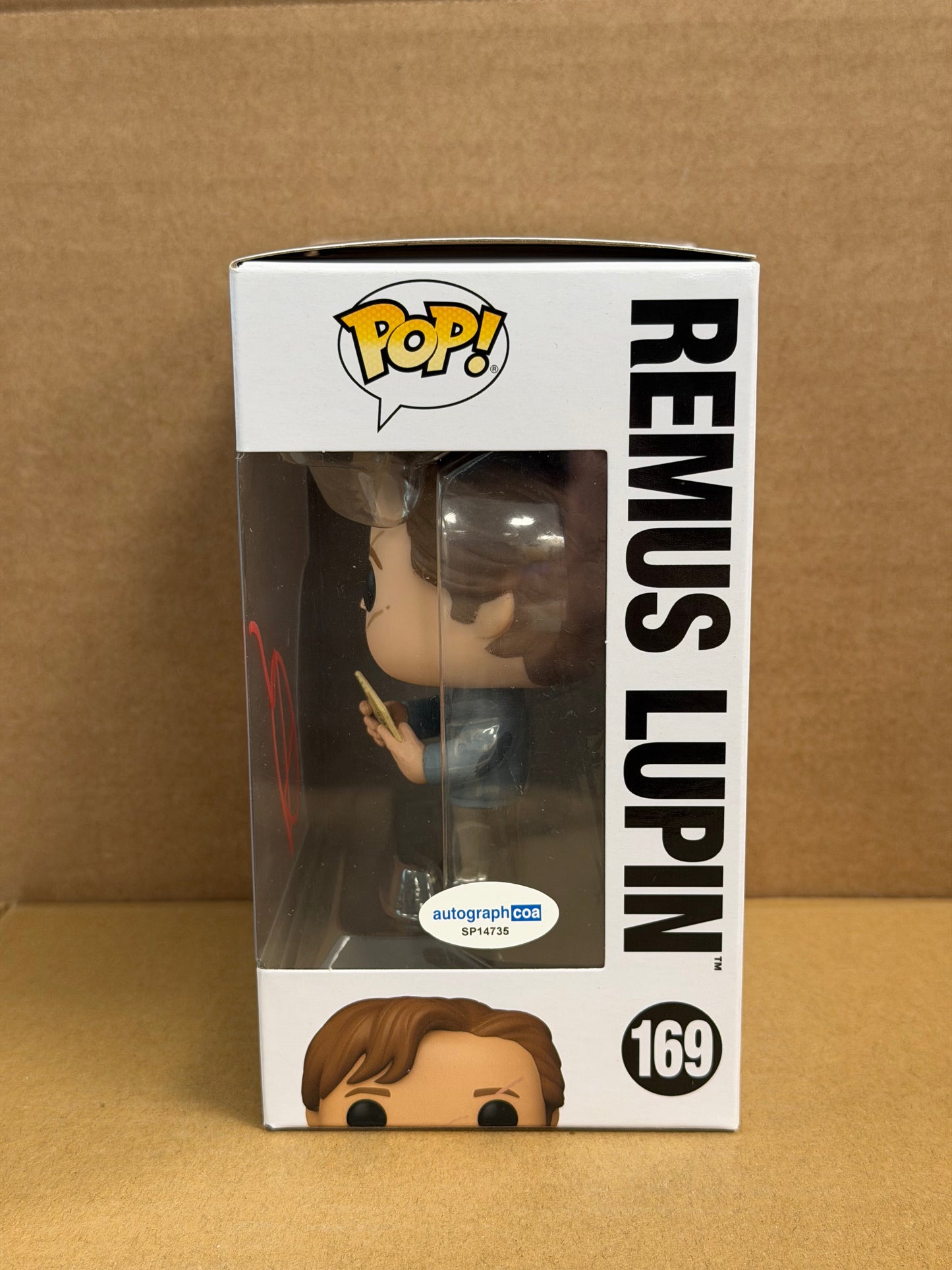 Funko Pop! Harry Potter Remus Lupin Signed David Thewlis COA #169