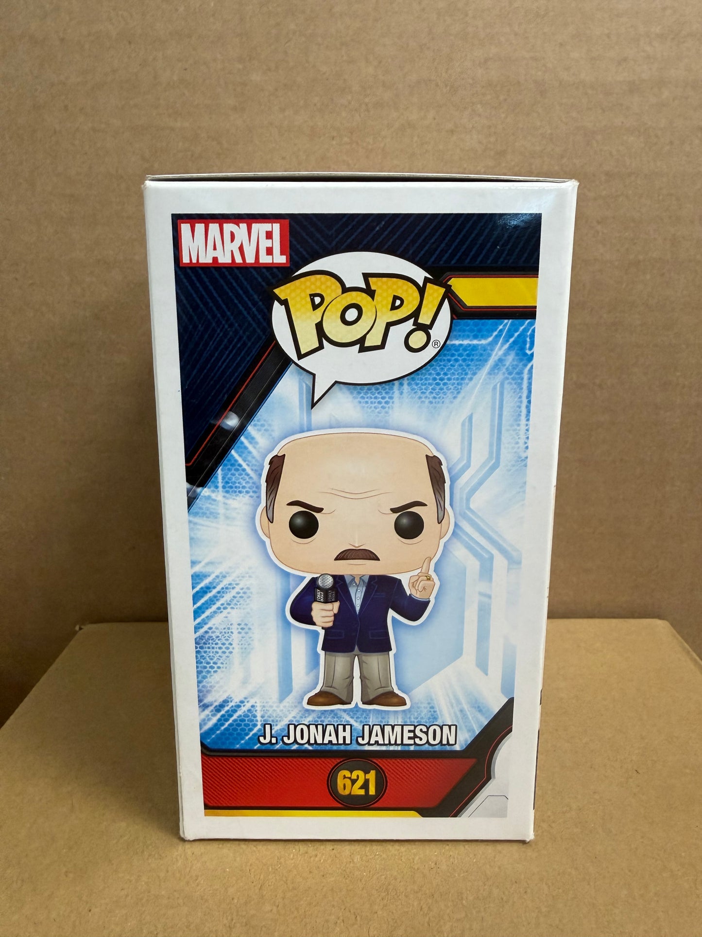 Funko Pop! Marvel J. Jonah Jameson Signed J K Simmons #621 COA