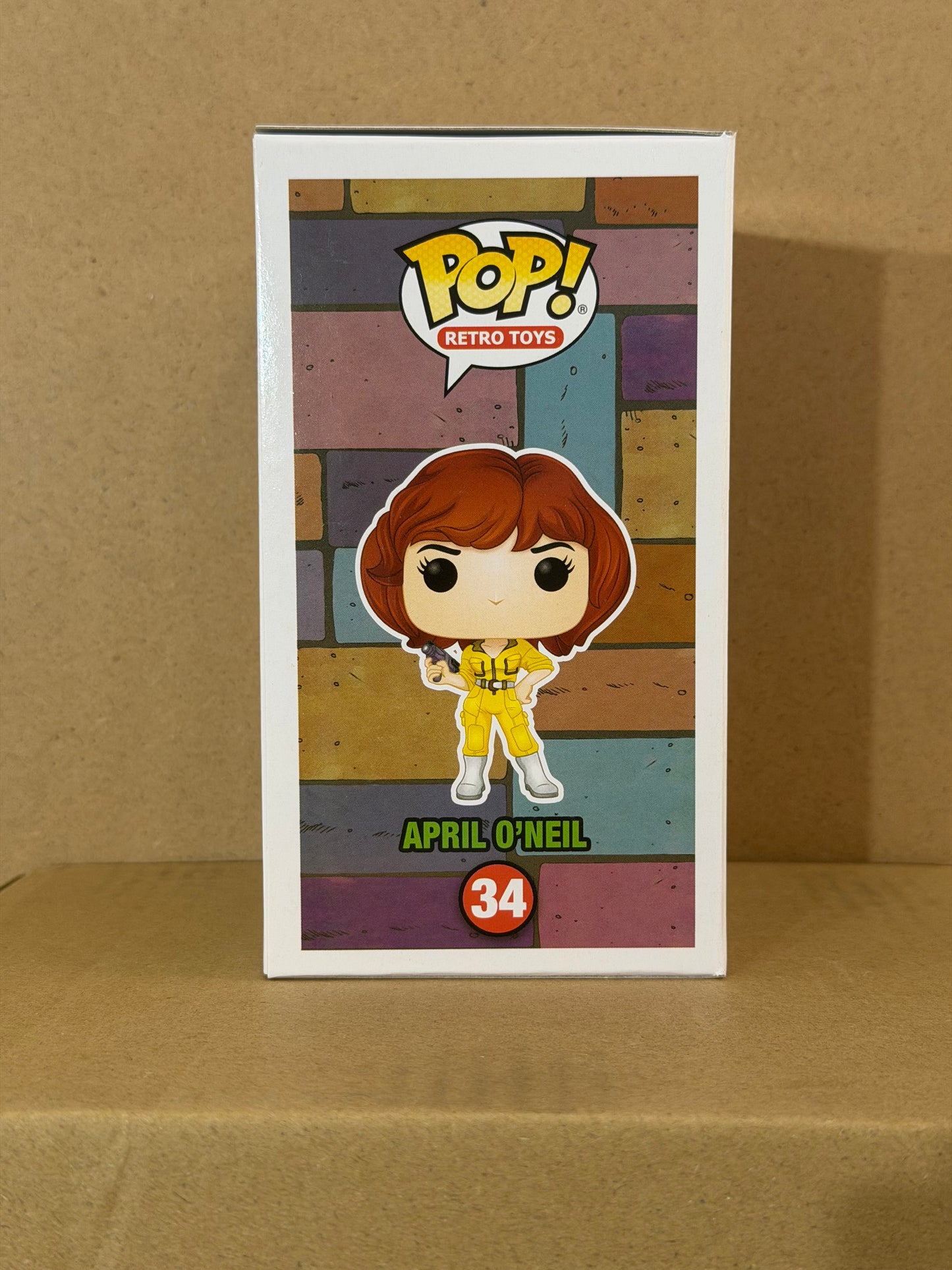 Funko Pop! Animation Teenage Mutant Ninja Turtles April O’Neil Signed Renae Jacob’s COA #34