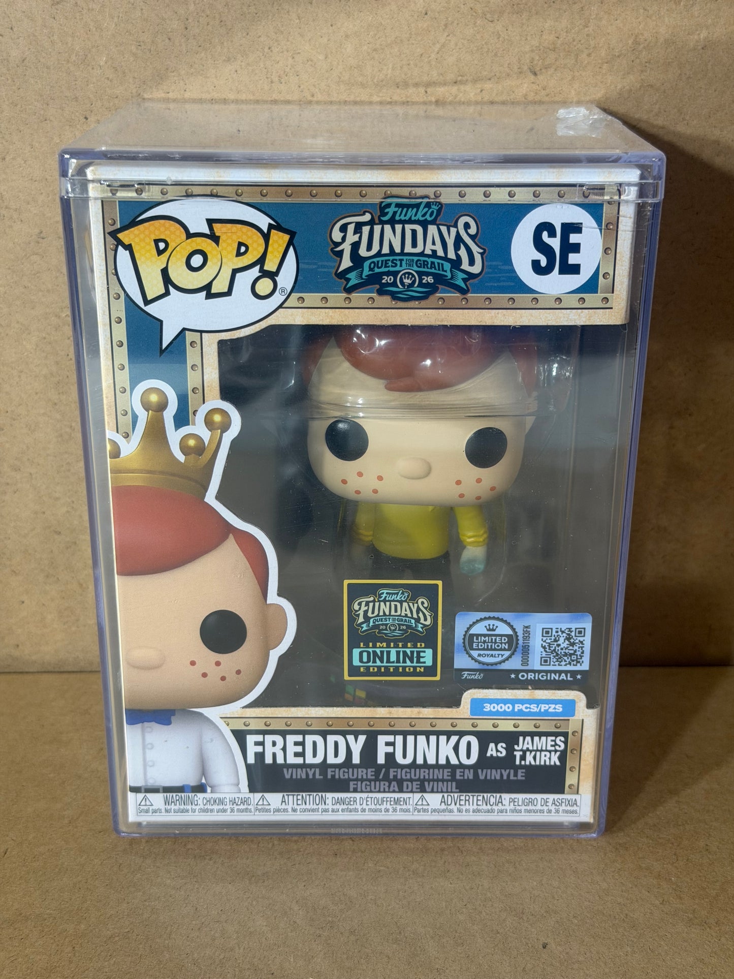 Funko Pop! Television Star Trek Freddy Funko As James T.Kirk 3000pcs 2026 Fundays